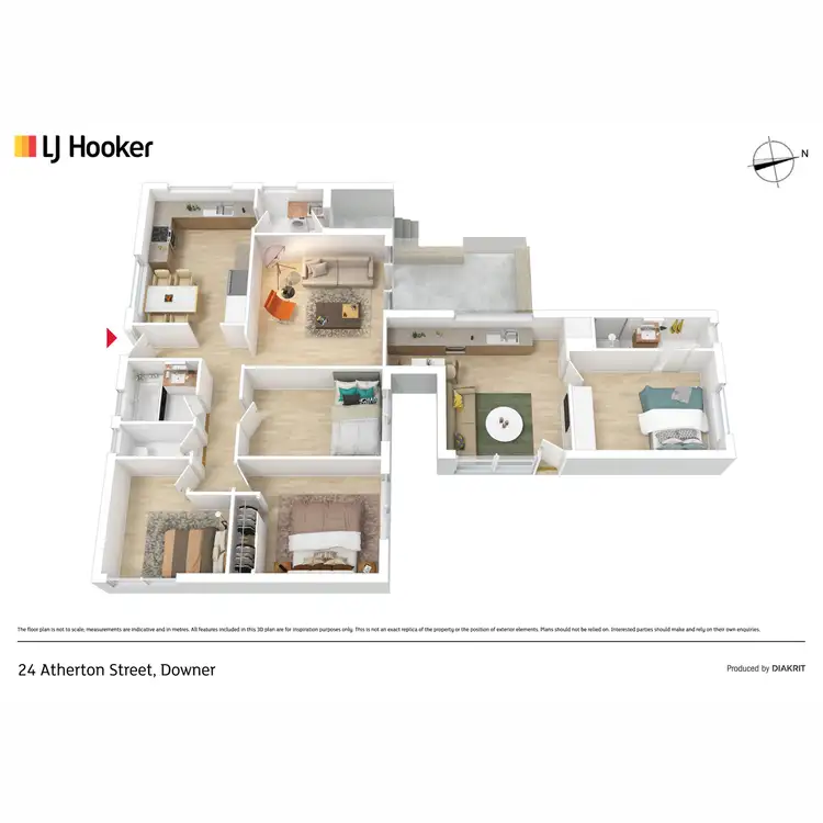 Floorplan of Homely house listing, 24 Atherton Street, Downer ACT 2602