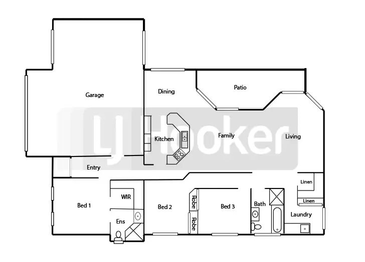 Floorplan of Homely house listing, 64 Echo Drive, Harrington NSW 2427