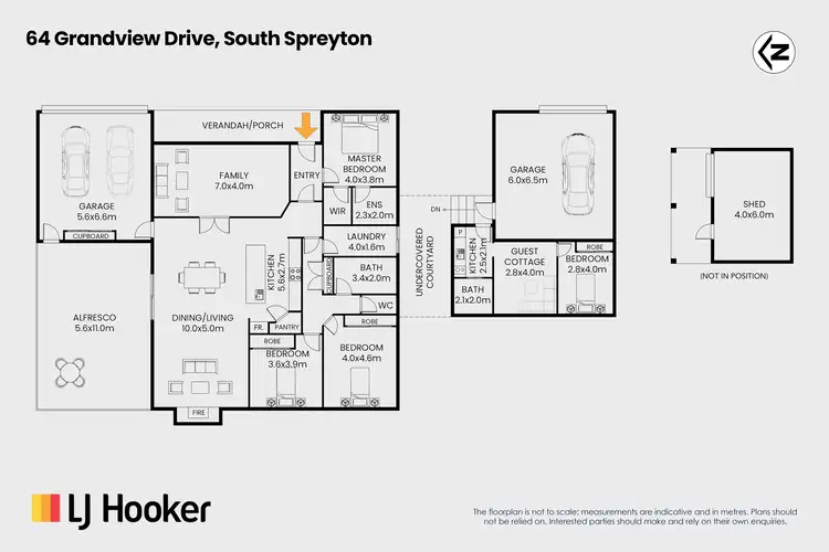 Floorplan of Homely house listing, 64 Grandview Drive, South Spreyton TAS 7310