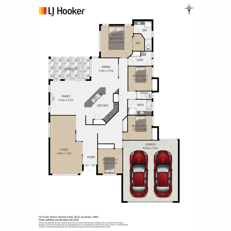 Floorplan of Homely house listing, 12 Foote Street, Redland Bay QLD 4165