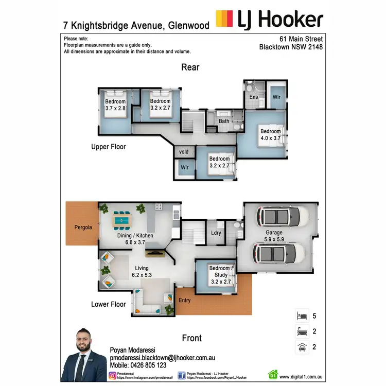 Floorplan of Homely house listing, 7 Knightsbridge Avenue, Glenwood NSW 2768