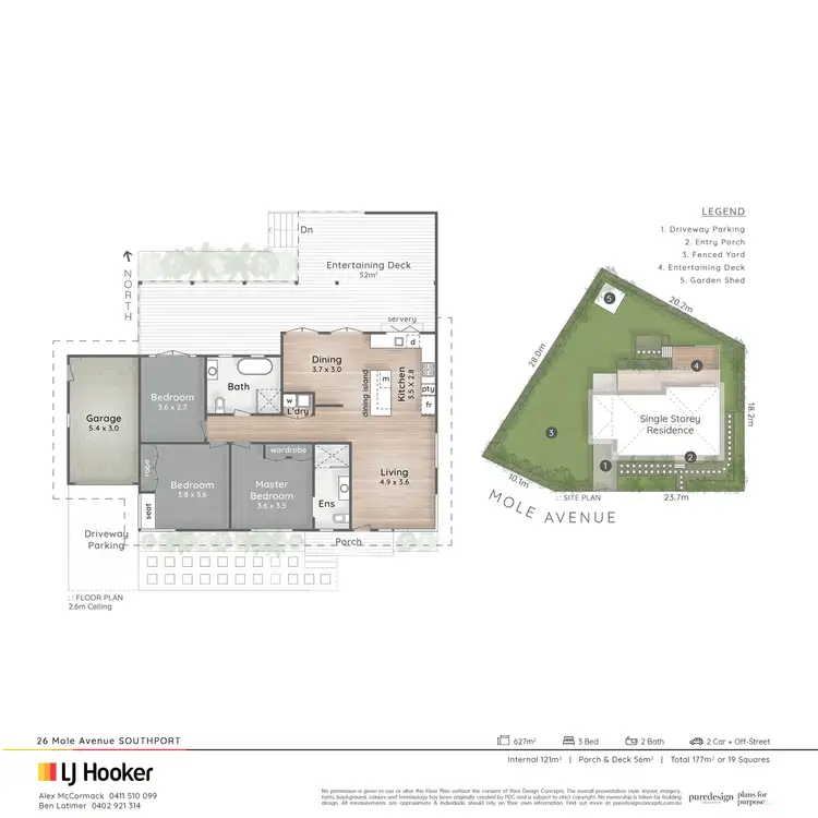 Floorplan of Homely house listing, 26 Mole Avenue, Southport QLD 4215