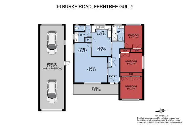 Floorplan of Homely house listing, 16 Burke Road, Ferntree Gully VIC 3156