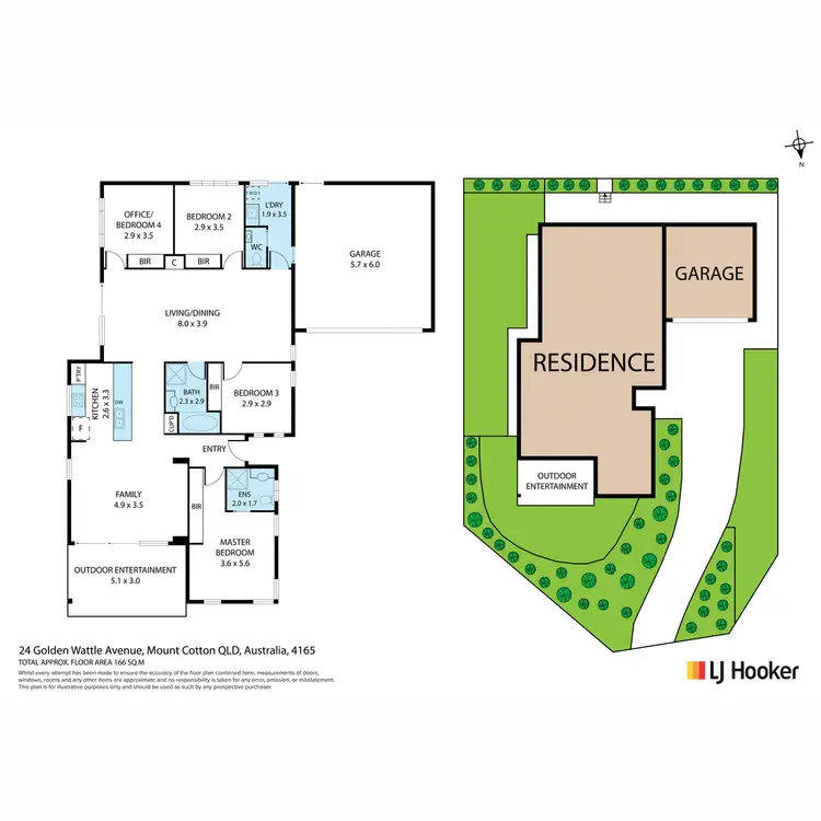 Floorplan of Homely house listing, 24 Golden Wattle Avenue, Mount Cotton QLD 4165