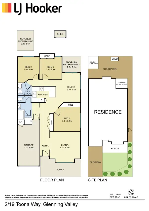 Floorplan of Homely house listing, 2/19 Toona Way, Glenning Valley NSW 2261