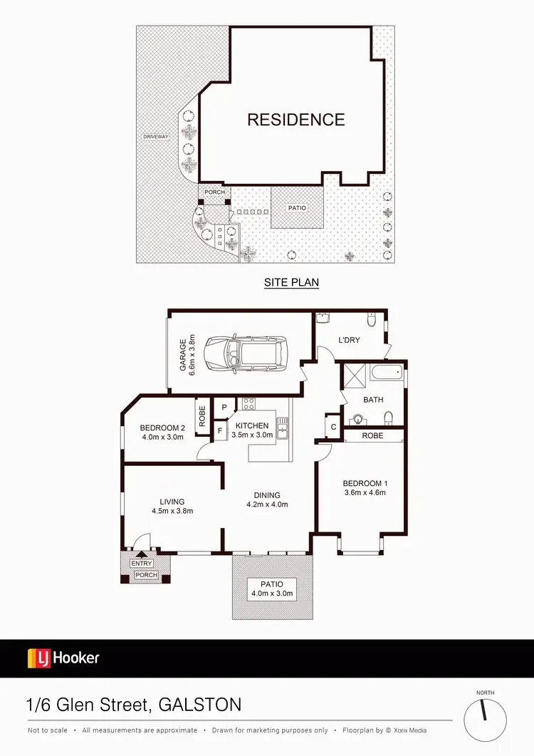 Floorplan of Homely villa listing, 1/6 Glen Street, Galston NSW 2159