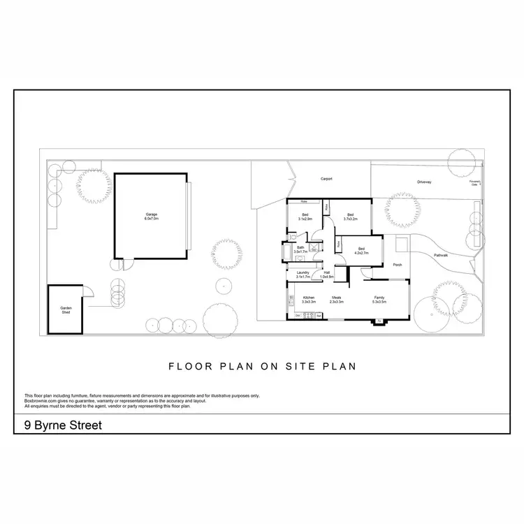 Floorplan of Homely house listing, 9 Byrne Street, Deer Park VIC 3023