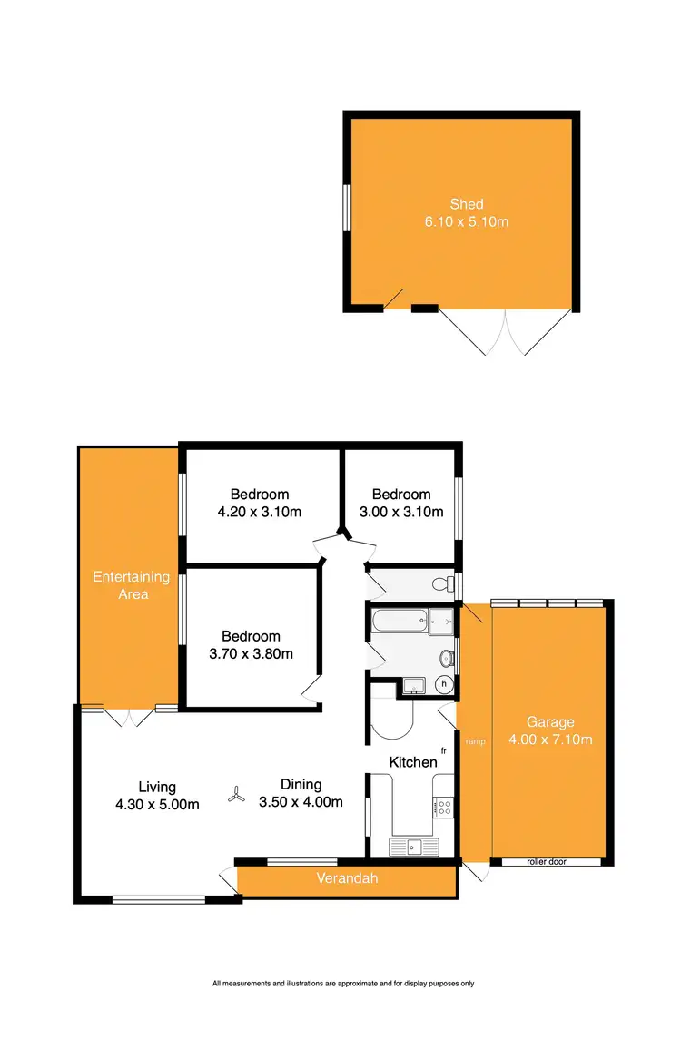 Floorplan of Homely house listing, 12 Donegal Street, Mccracken SA 5211