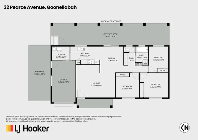 Floorplan of Homely house listing, 32 Pearce Avenue, Goonellabah NSW 2480