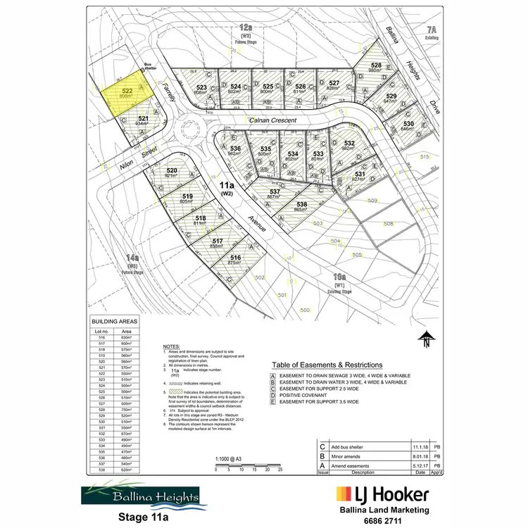Floorplan of Homely land listing, 35 Farrelly Avenue (Lot 522), Cumbalum NSW 2478