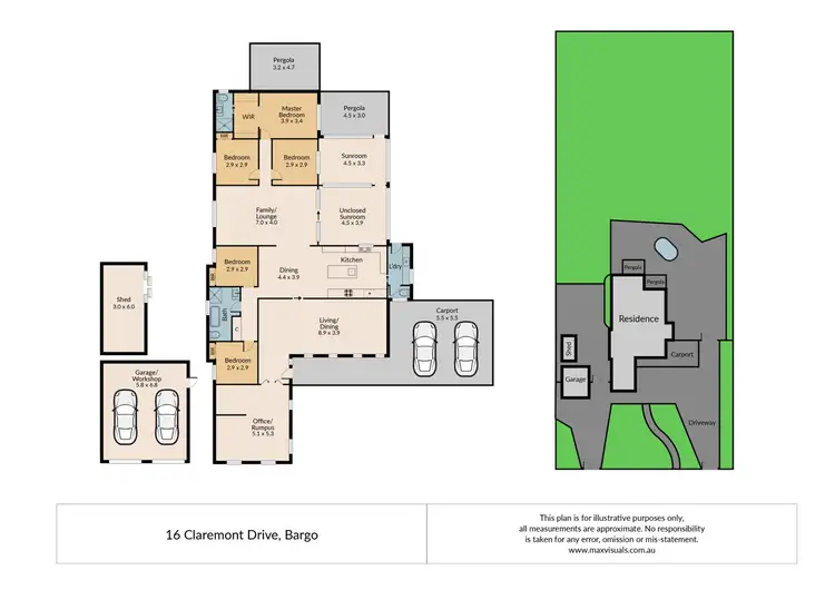 Floorplan of Homely house listing, 16 Claremont Drive, Bargo NSW 2574