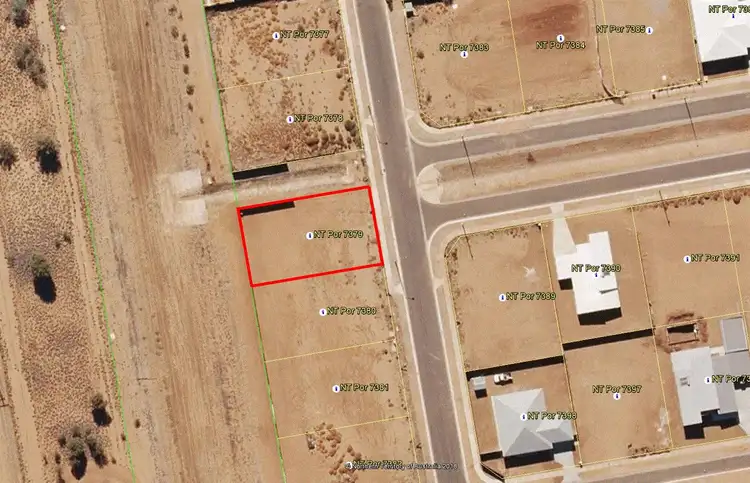 Floorplan of Homely land listing, Lot 7379/16 Hanrahan Street, Kilgariff NT 873