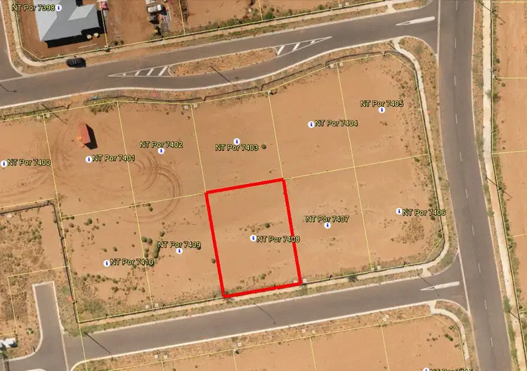 Floorplan of Homely land listing, Lot 7408/6 Fadelli Street, Kilgariff NT 873