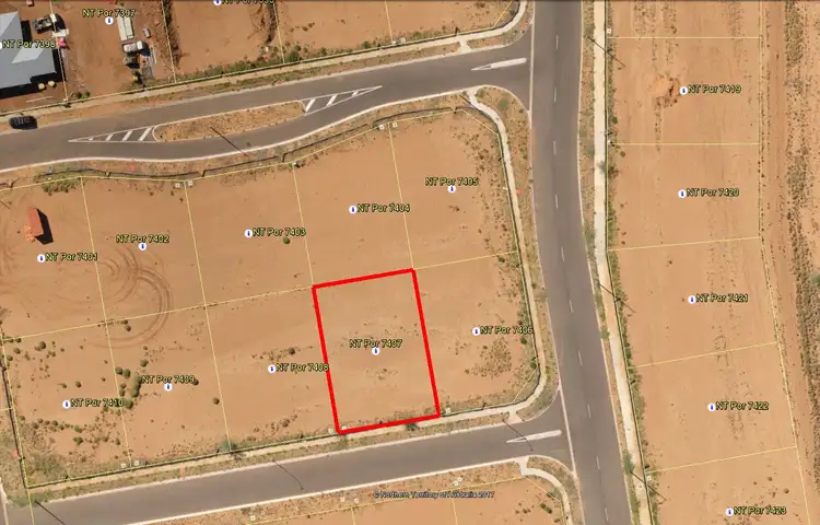 Floorplan of Homely land listing, Lot 7407/4 Fadelli Street, Kilgariff NT 873