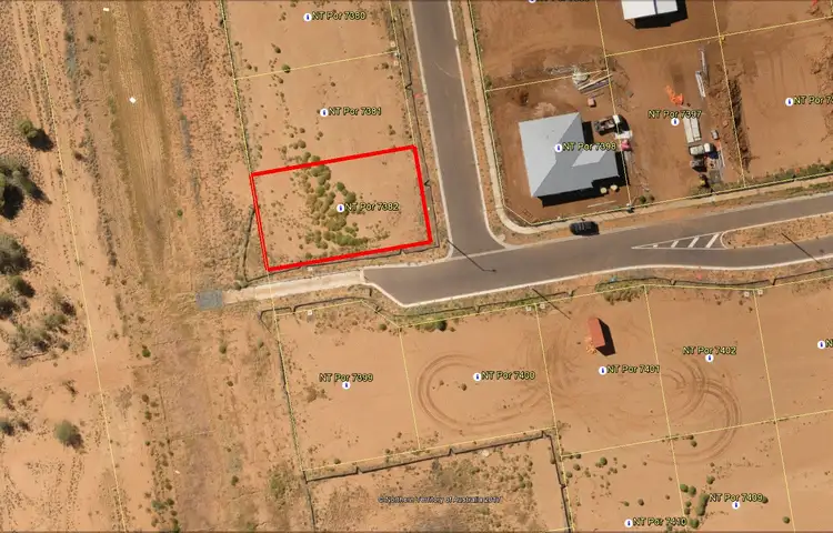 Floorplan of Homely land listing, Lot 7382/22 Hanrahan Street, Kilgariff NT 873