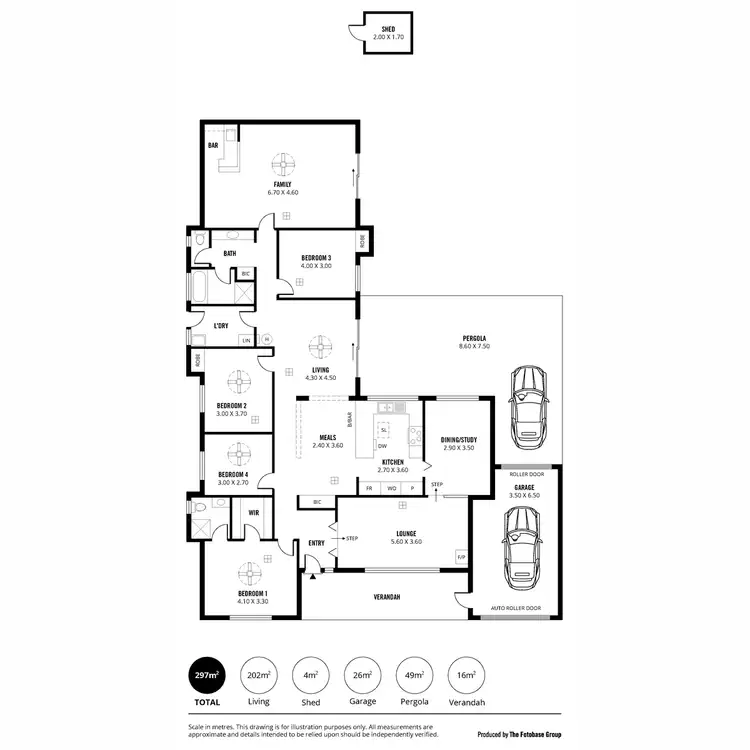 Floorplan of Homely house listing, 4 Finch Court, Modbury Heights SA 5092