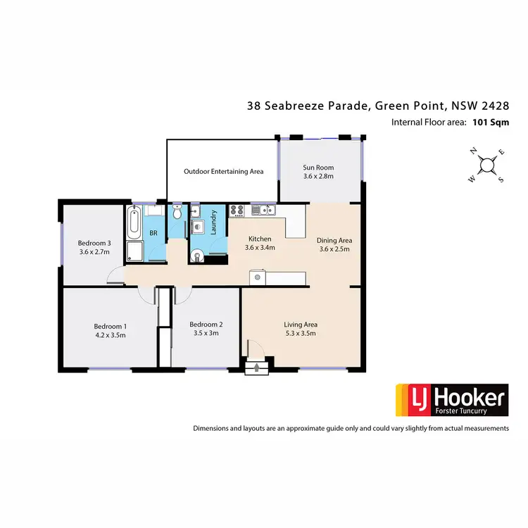 Floorplan of Homely house listing, 38 Seabreeze Parade, Green Point NSW 2428