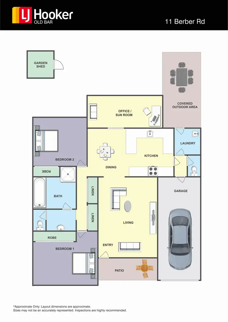 Floorplan of Homely house listing, 11 Berber Road, Old Bar NSW 2430