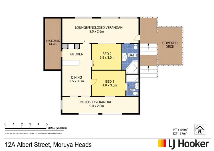 Floorplan of Homely house listing, 12A Albert Street, Moruya Heads NSW 2537