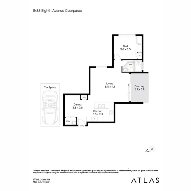 Floorplan of Homely apartment listing, 6/38 Eighth Avenue, Coorparoo QLD 4151