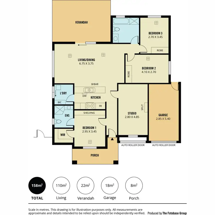 Floorplan of Homely house listing, 2C Adaluma Avenue, Pooraka SA 5095
