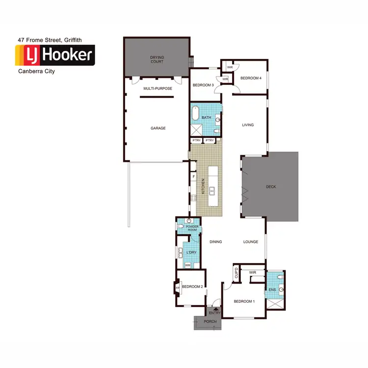 Floorplan of Homely house listing, 47 Frome Street, Griffith ACT 2603