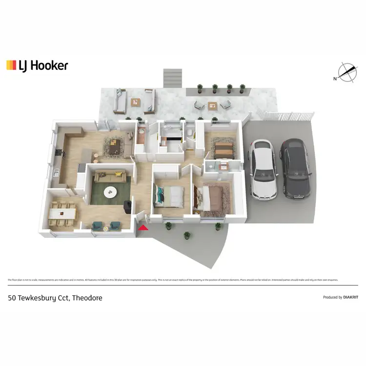 Floorplan of Homely house listing, 50 Tewksbury Circuit, Theodore ACT 2905