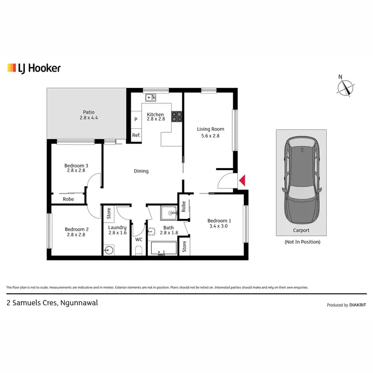 Floorplan of Homely house listing, 2 Samuels Crescent, Ngunnawal ACT 2913