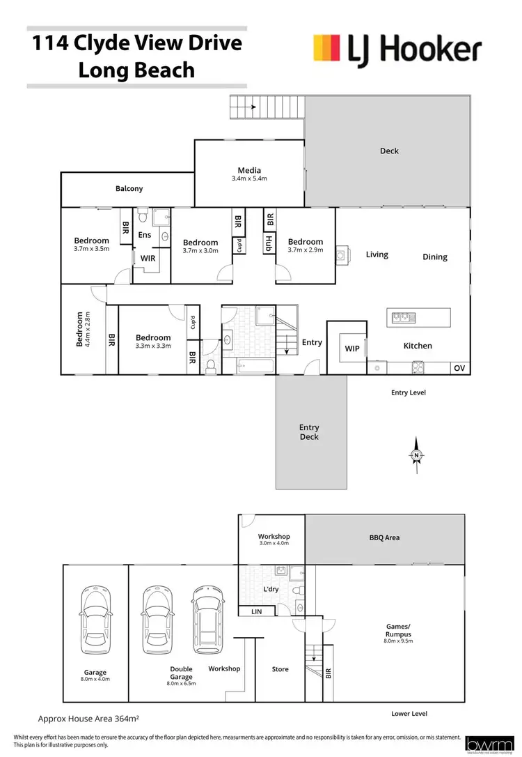 Floorplan of Homely house listing, 114 Clyde View Drive, Long Beach NSW 2536