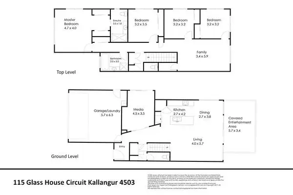 Floorplan of Homely house listing, 115 Glass House Circuit, Kallangur QLD 4503