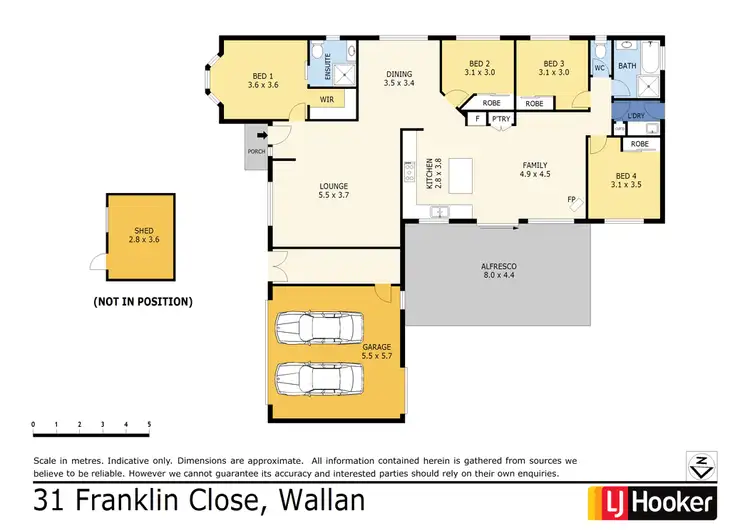 Floorplan of Homely house listing, 31 Franklin Close, Wallan VIC 3756