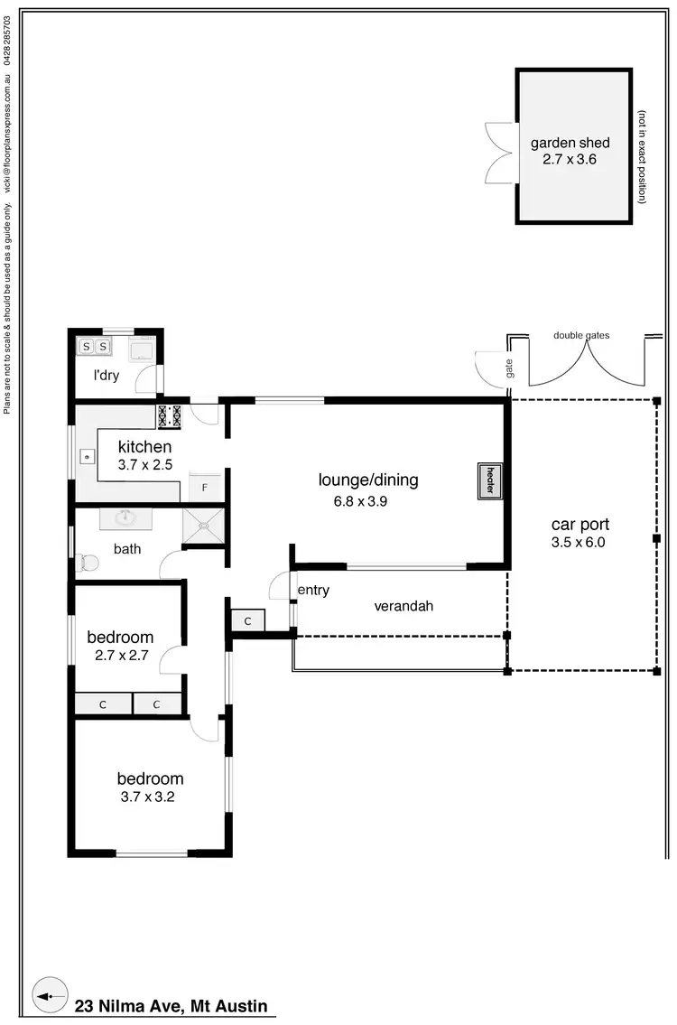 Floorplan of Homely house listing, 23 Nilma Avenue, Mount Austin NSW 2650