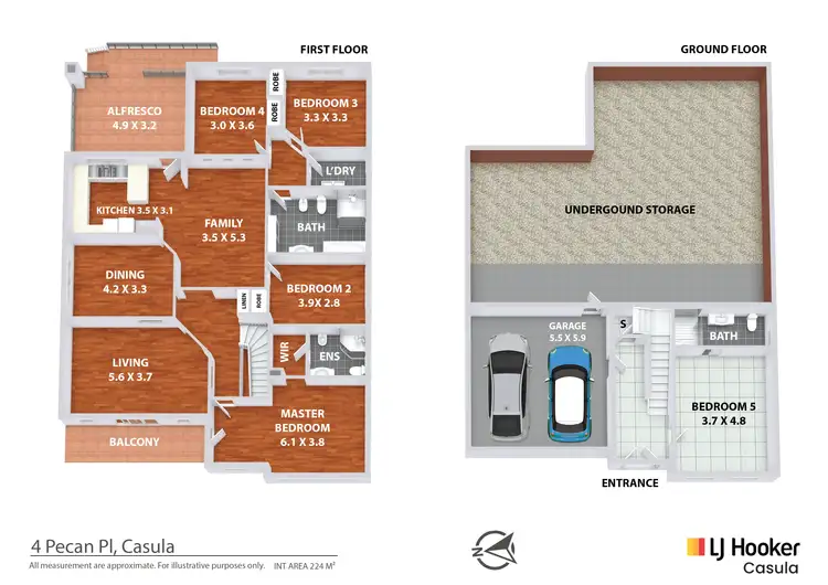 Floorplan of Homely house listing, 4 Pecan Place, Casula NSW 2170