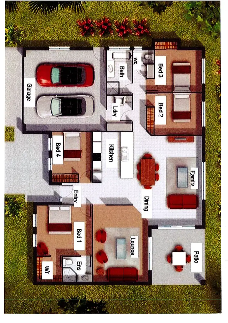 Floorplan of Homely house listing, 43 Burke and Wills Drive, Gracemere QLD 4702