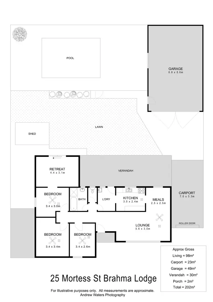 Floorplan of Homely house listing, 25 Mortess Street, Brahma Lodge SA 5109