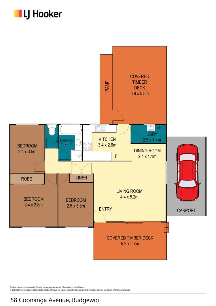 Floorplan of Homely house listing, 58 Coonanga Avenue, Budgewoi NSW 2262