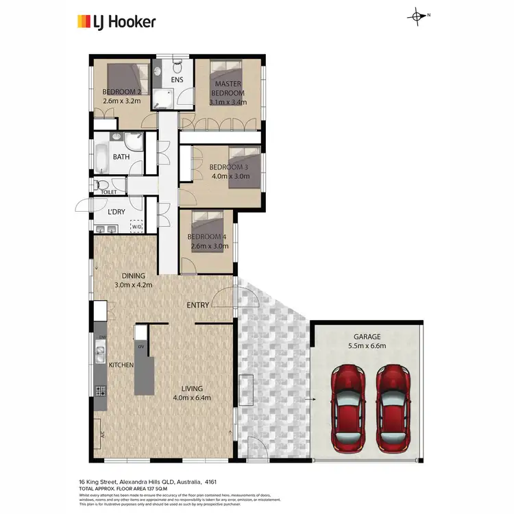 Floorplan of Homely house listing, 16 King Street, Alexandra Hills QLD 4161