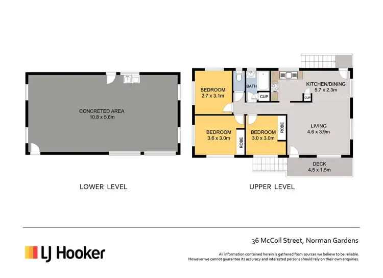Floorplan of Homely house listing, 36 Mccoll Street, Norman Gardens QLD 4701
