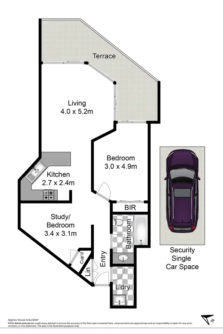 Floorplan of Homely apartment listing, 210/910 Pittwater Road, Dee Why NSW 2099