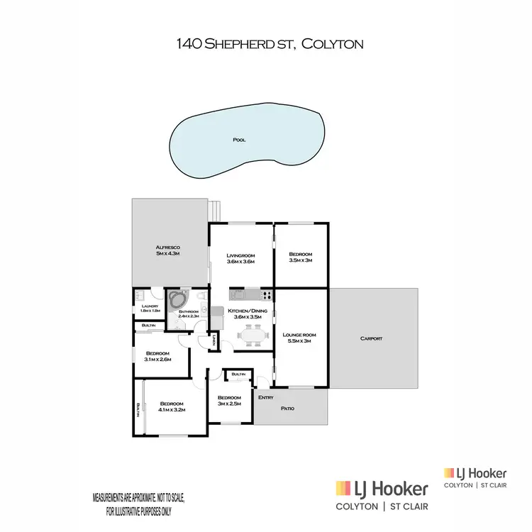 Floorplan of Homely house listing, 140 Shepherd Street, Colyton NSW 2760