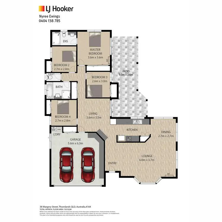 Floorplan of Homely house listing, 38 Margery Street, Thornlands QLD 4164