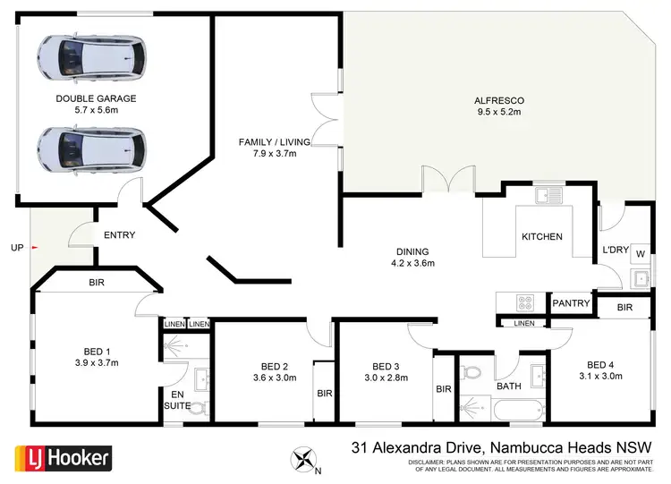 Floorplan of Homely house listing, 31 Alexandra Drive, Nambucca Heads NSW 2448