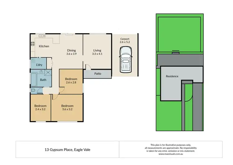 Floorplan of Homely house listing, 13 Gypsum Place, Eagle Vale NSW 2558