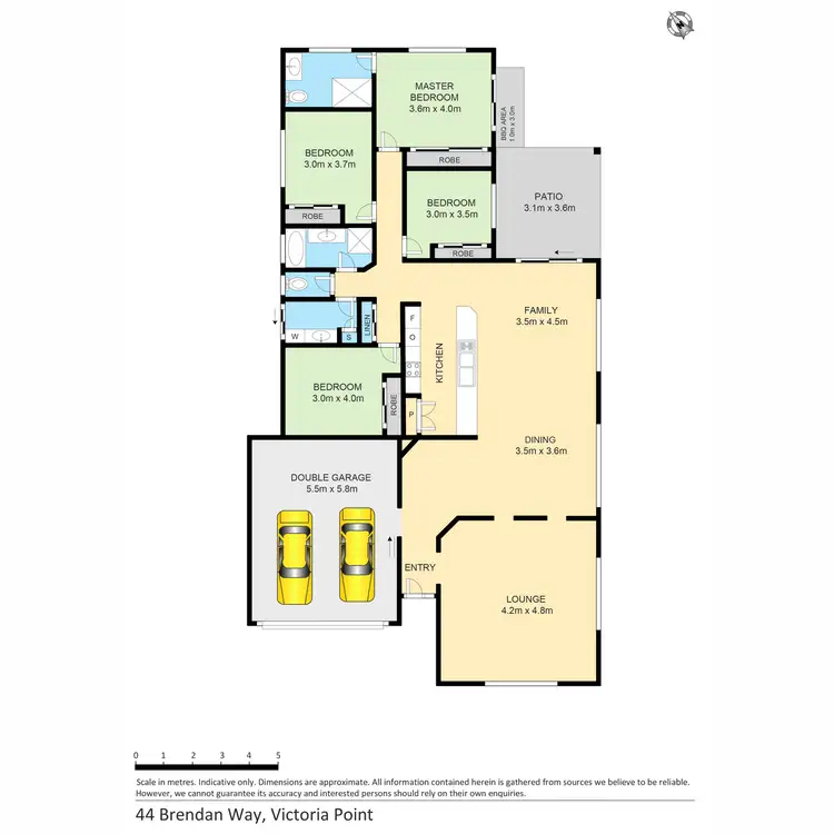 Floorplan of Homely house listing, 44 Brendan Way, Victoria Point QLD 4165