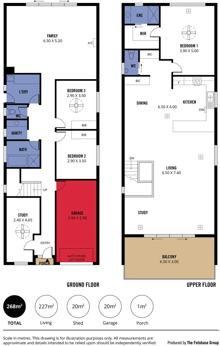 Floorplan of Homely house listing, 32B Lennard Drive, Moana SA 5169