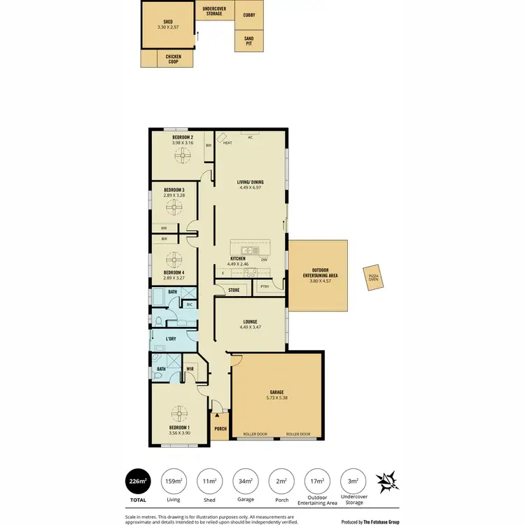 Floorplan of Homely house listing, 23 Osborne Street, Evanston Gardens SA 5116