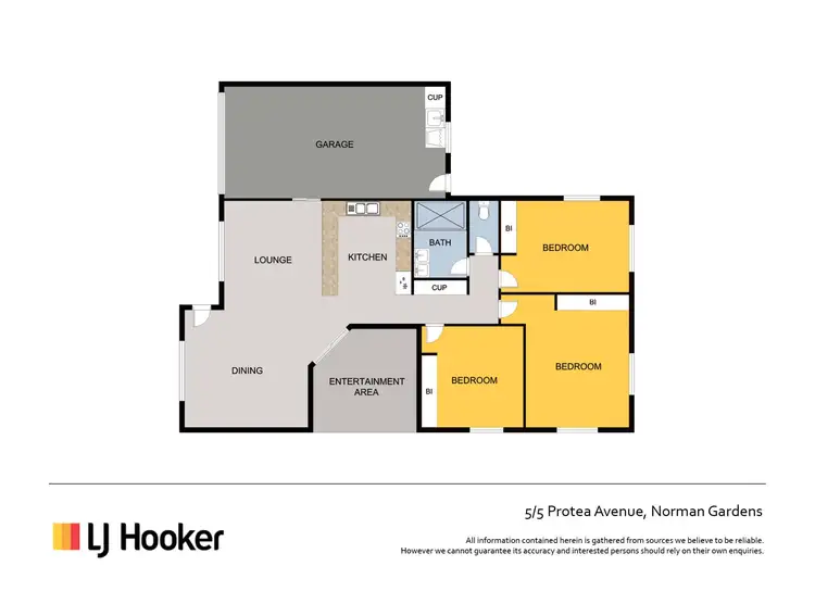 Floorplan of Homely house listing, 5/5 Protea Avenue, Norman Gardens QLD 4701