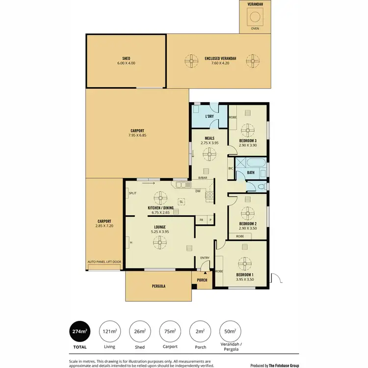 Floorplan of Homely house listing, 15 Thorndon Crescent, Paradise SA 5075