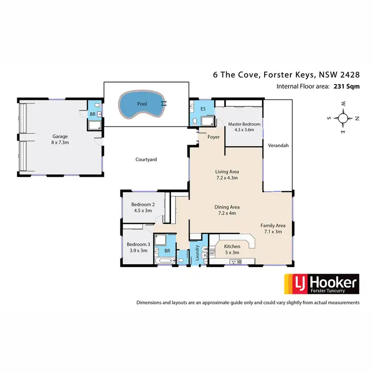 Floorplan of Homely house listing, 6 The Cove, Forster NSW 2428