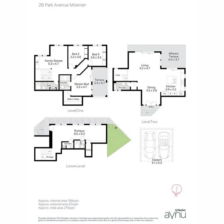 Floorplan of Homely house listing, 2B Park Avenue, Mosman NSW 2088